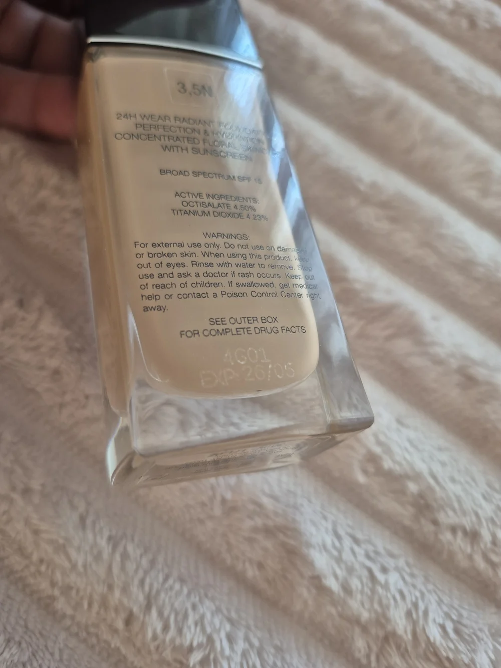 Dior Forever Skin Glow Foundation — 3.5N -New